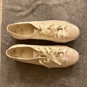 Keds Cream Lace Women's Sneakers
